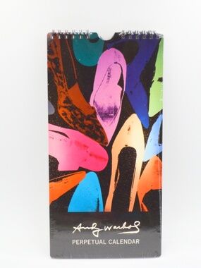 NEW Andy Warhol Perpetual Calendar Galison New York Modern Art Open‎ Year